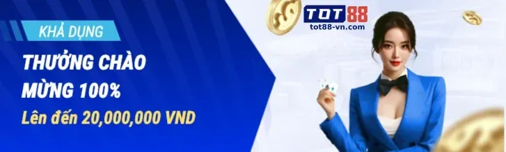 Ưu đãi chào mừng thành viên mới lên đến 100% tại vnxx